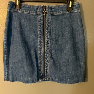 H&M Blue Mini Denim Skirt